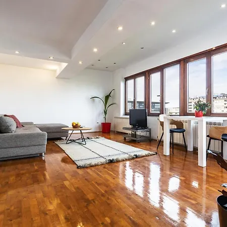 Spacious Loft With One Bedroom And A Big Terrace Belgrad Exterior foto